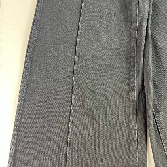 Madewell Jeans Women's 27x30* Super Wide Leg High Rise Black Faded Denim Tag 27 - Picture 4 of 16